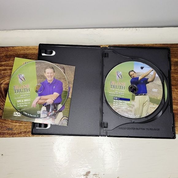 The Plane Truth for Golfers with Jim Hardy 3 DVD Set + BONUS Disc Tips & Drills - Picture 6 of 7